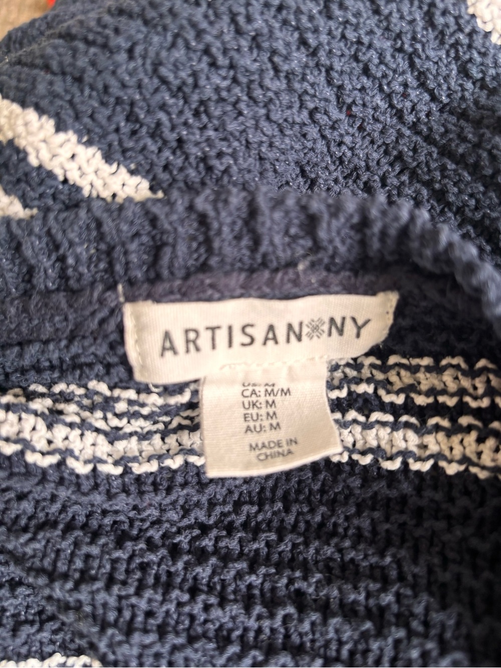 Striped Knit Sweater – Women's Size Medium - Picture 4 of 5